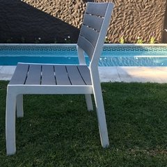 Imagen de SILLA sin Apoyabrazos - HARMONY GRIS/BLANCO