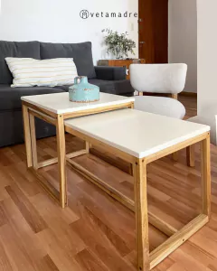 Mesas nido madera