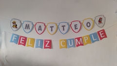 Banderin chico Mi Bautismo / Mi Comunión / Feliz Cumple (12 piezas) - tienda online