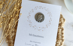 Estampita medalla Renata - Virgen niña en internet