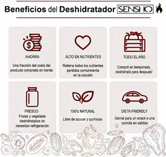 Deshidratador Eléctrico Sensho - Parrillas Eléctricas - Punto Parrilla
