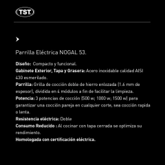 Parrilla Eléctrica TST Nogal en internet