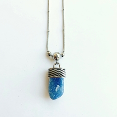 Collar Cuarzo Azul perla - comprar online