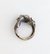 Anillo Lyra dorado y negro - comprar online