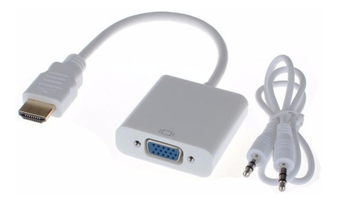 Adaptador HDMI a VGA + Audio Netmak NM-C81A
