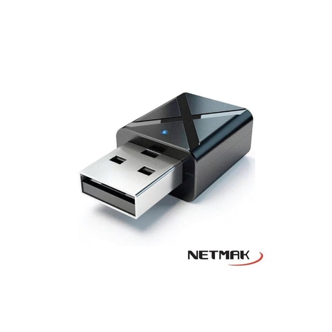 Adaptador USB Bluetooth Receptor/Emisor Netmak BT8