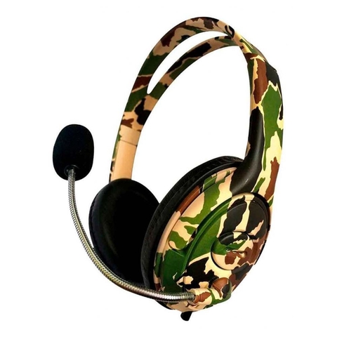 Auricular NETMAK GAMER PS4 CAMUFLADO LED NM-BATTL