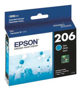 Cartucho EPSON 206 CYAN ORGINAL