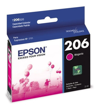Cartucho EPSON 206 MAGENTA ORGINAL