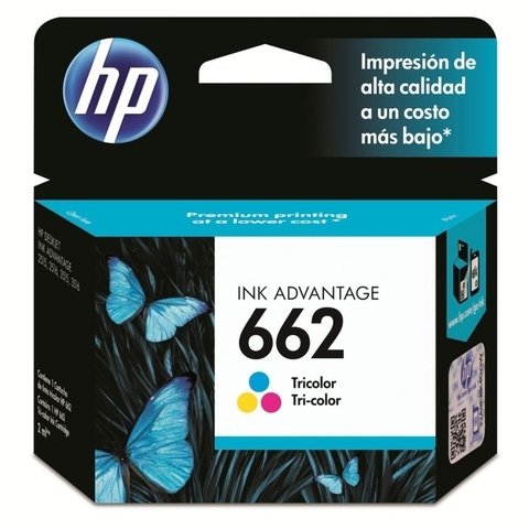 Cartucho HP 662 Tricolor Original