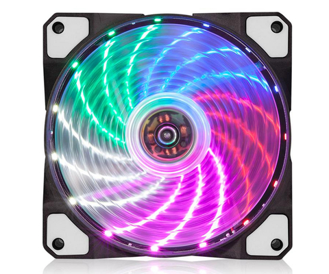 Cooler Netmak 12cm Transp. Led NM-12025R/NM-12RGB