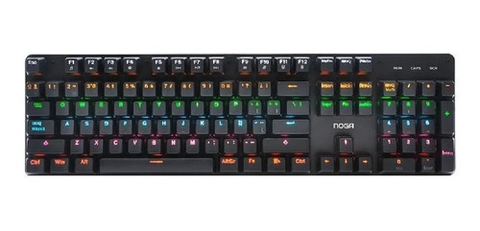 Teclado Gamer NOGA Mecanico c/Blacklight CLOVER X