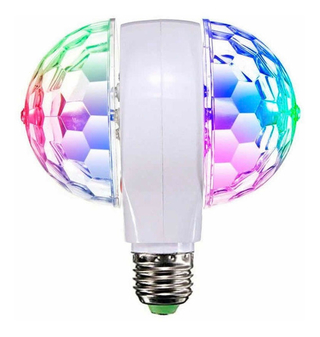 Lampara LED Colores Giratoria DOBLE IBEK