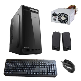 Kit Gabinete MAGNUM +fuente 550W+tecla+mouse+parl