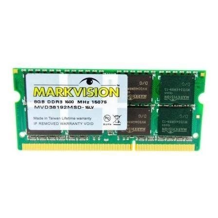 Memoria DDR3 SODIMM 8GB 1600Mhz MARKVISION
