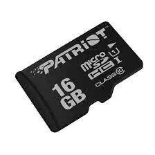 Memoria MicroSD 16GB PATRIOT Clase 10