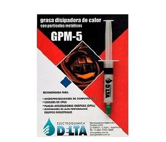 Pasta Termica DELTA 5cc (Part. Metalicas)