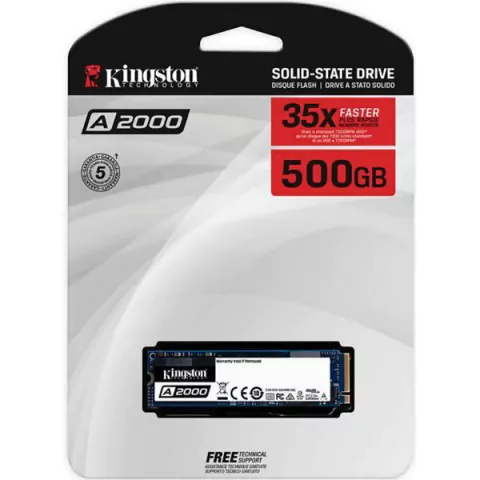 Disco Solido SSD M2 500GB Kingston