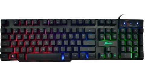 Teclado Gamer XEMOKI USB Retroiluminado XK-G7