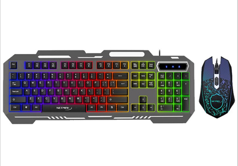 Teclado + Mouse Gamer Netmak USB NM-GHOST