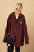 MAXI CAMISA DOSIS | BORDÓ - comprar online