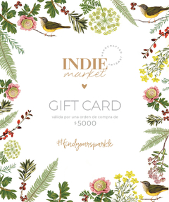 Gift Card Digital IndieMarket® { handcrafted jewelry } 5000