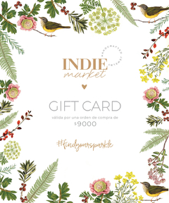 Gift Card Digital IndieMarket® { handcrafted jewelry } 9000