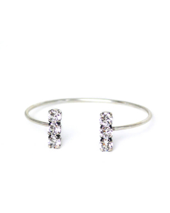 Brazalete Carlota Plata 925 y Crystal. IndieMarket® { handcrafted jewelry } 1