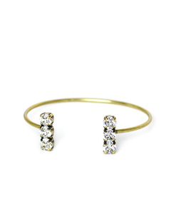 Brazalete Carlota Bronce y Crystal. IndieMarket® { handcrafted jewelry } 2