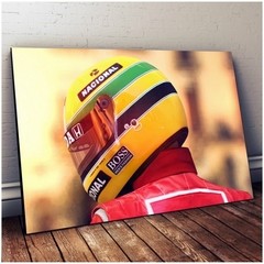 Cuadro de Ayrton Senna