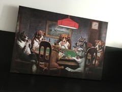 Imagen de Perros jugando póker