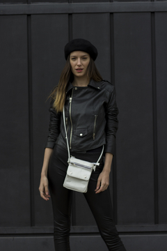 BANDOLERA  MANHATTAN (WHITE) - Tini Pfoh Bags