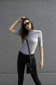 BANDOLERA ZULAYKA (Crocco Negro) - tienda online