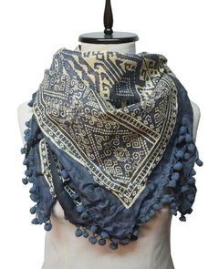 PAÑOLETA INCAICA CON BORLITAS - tienda online