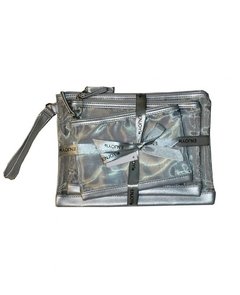 SET DE 3 PORTACOSMETICOS MESH CON MANIJA - comprar online