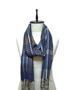 BUFANDA TEJIDA CON ESPIGADA - tienda online