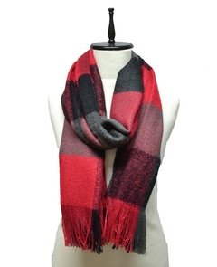 PASHMINA TEJIDA A CUADROS - tienda online