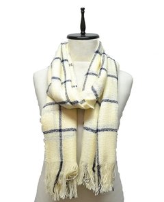 PASHMINA TEJIDA A CUADROS
