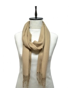 BUFANDA TEJIDA ACRILICO LISA - tienda online