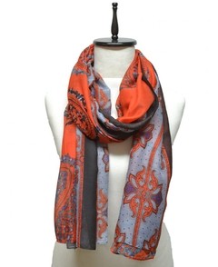 CHALINA ESTAMPADA CON BULGAROS - comprar online