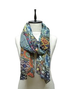 PASHMINA CON ESTAMPADO ETNICO