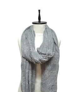 Imagen de PASHMINA LISA CON DETALLES LINEALES