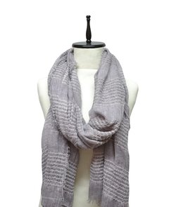 PASHMINA LISA CON DETALLES LINEALES