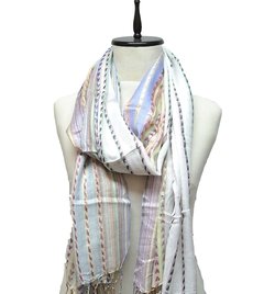 CHALINA ESPIGADA CON LUREX MULTICOLOR
