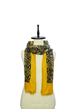 CHALINA ESTAMPADA ANIMAL PRINT PITON CON GUARDA - tienda online