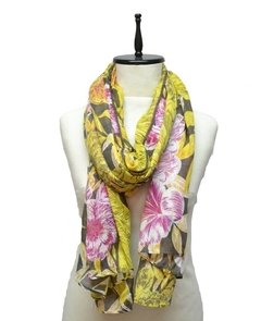 PASHMINA ESTAMPADA FLORES TROPICAL - ANTEPRIMA 