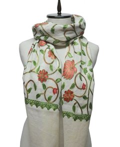 PASHMINA DE LANA BORDADA - ANTEPRIMA 