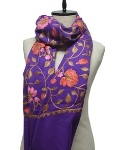 PASHMINA DE LANA BORDADA - comprar online