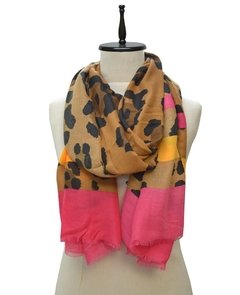 PASHMINA ANIMAL PRINT CON GUARDA - comprar online