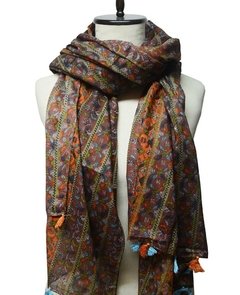 CHALINA LIBERTY CON POMPONES - comprar online
